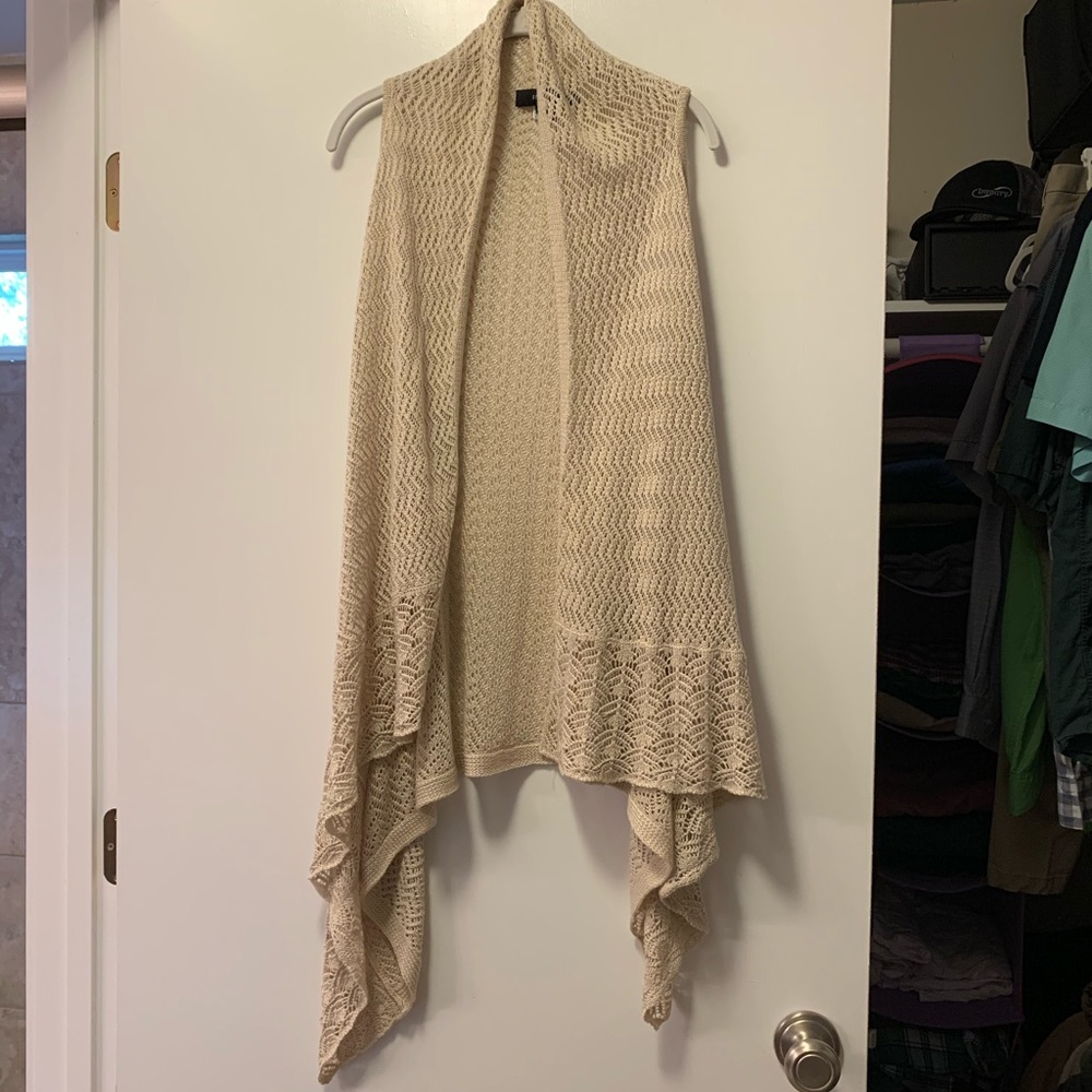 Forever 21 Crochet Sweater Vest